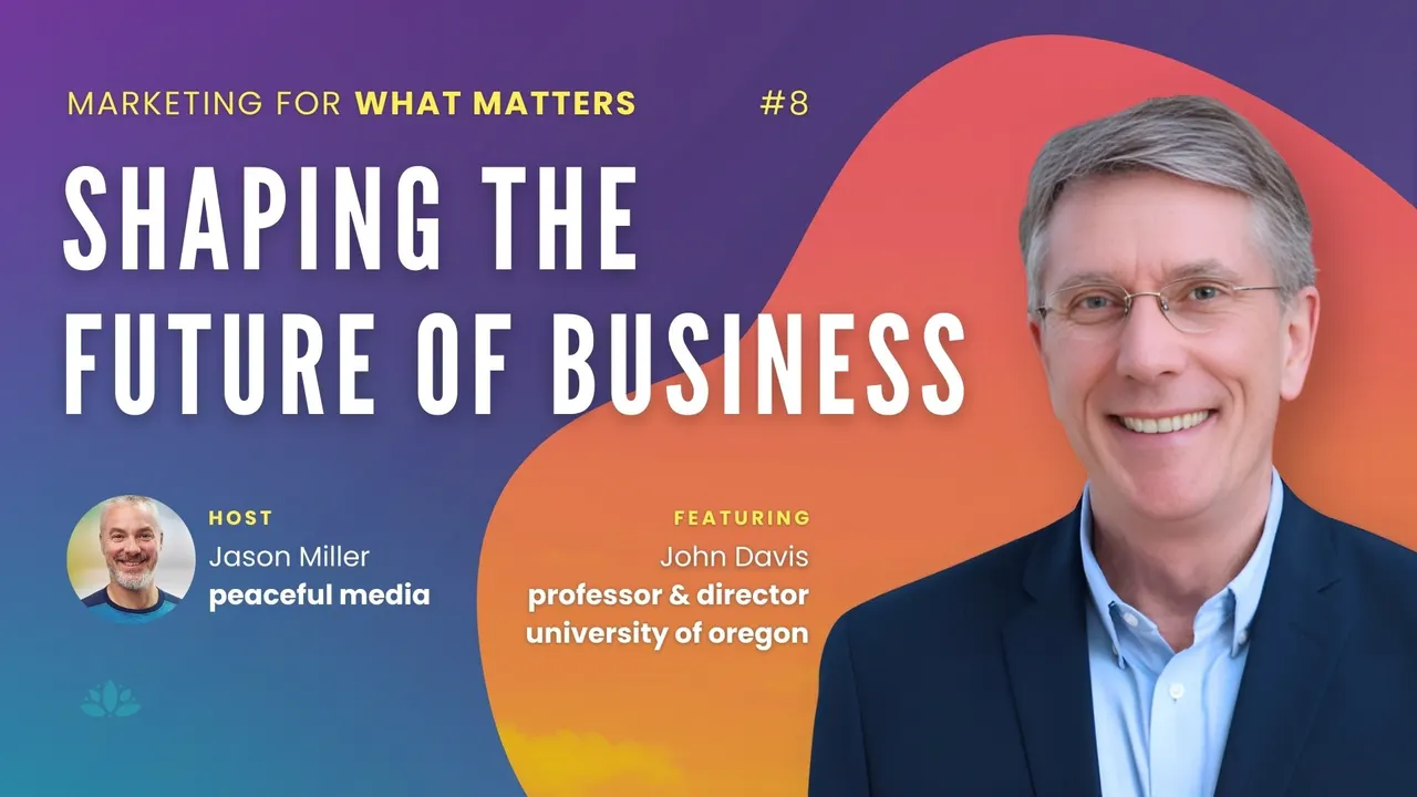 Cover art for episode 8: Shaping the Future of Business