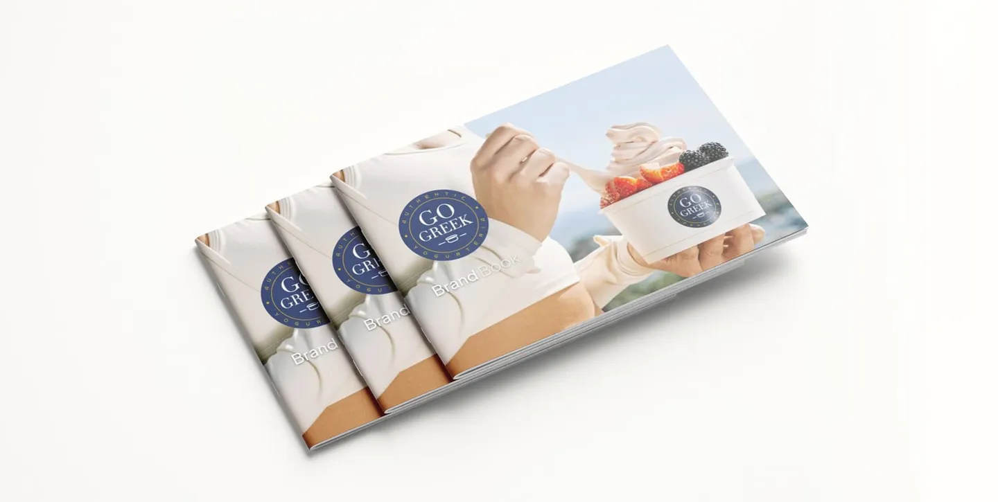 The Go Greek Yogurt brand book