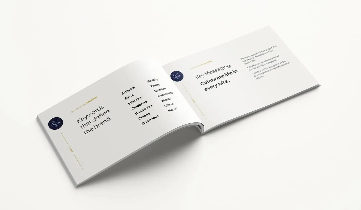 Visual identity system: logo suite, color, and typography