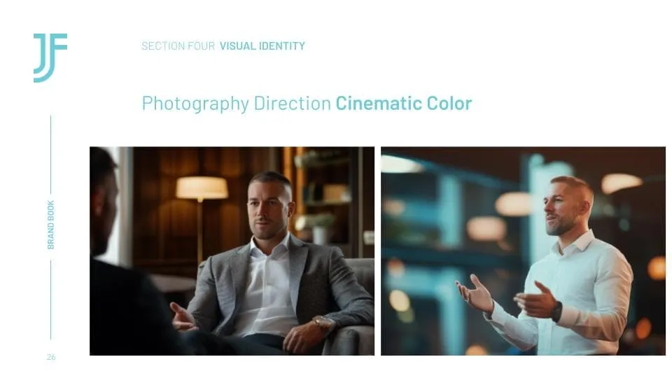 Photography direction from the brand book