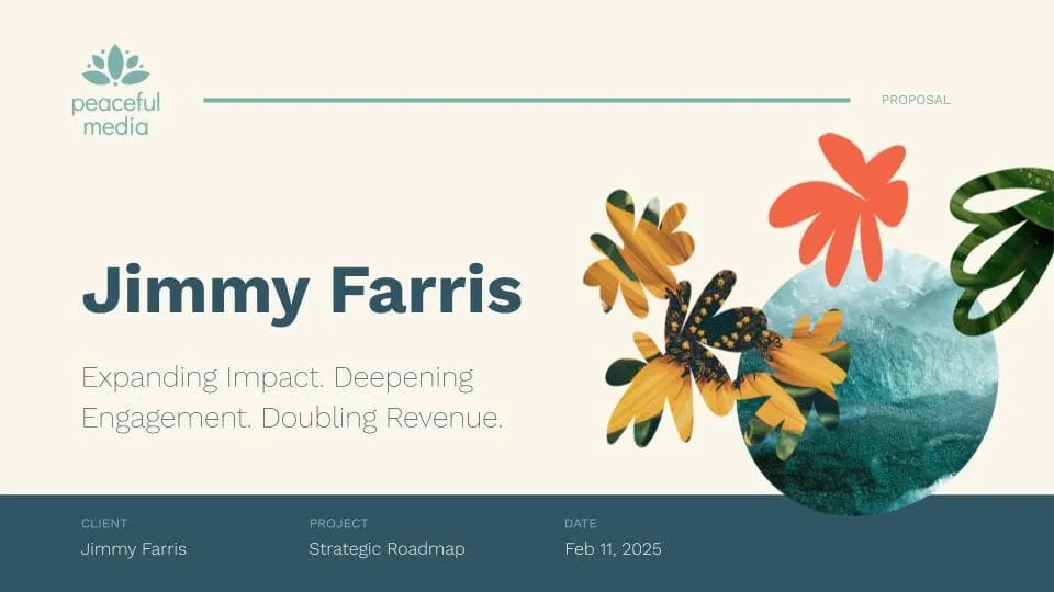 The strategic roadmap deck cover