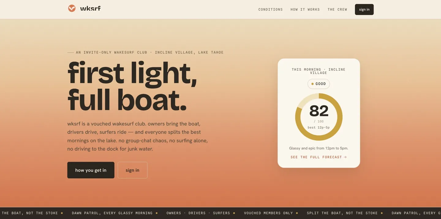wksrf site design by Peaceful Media