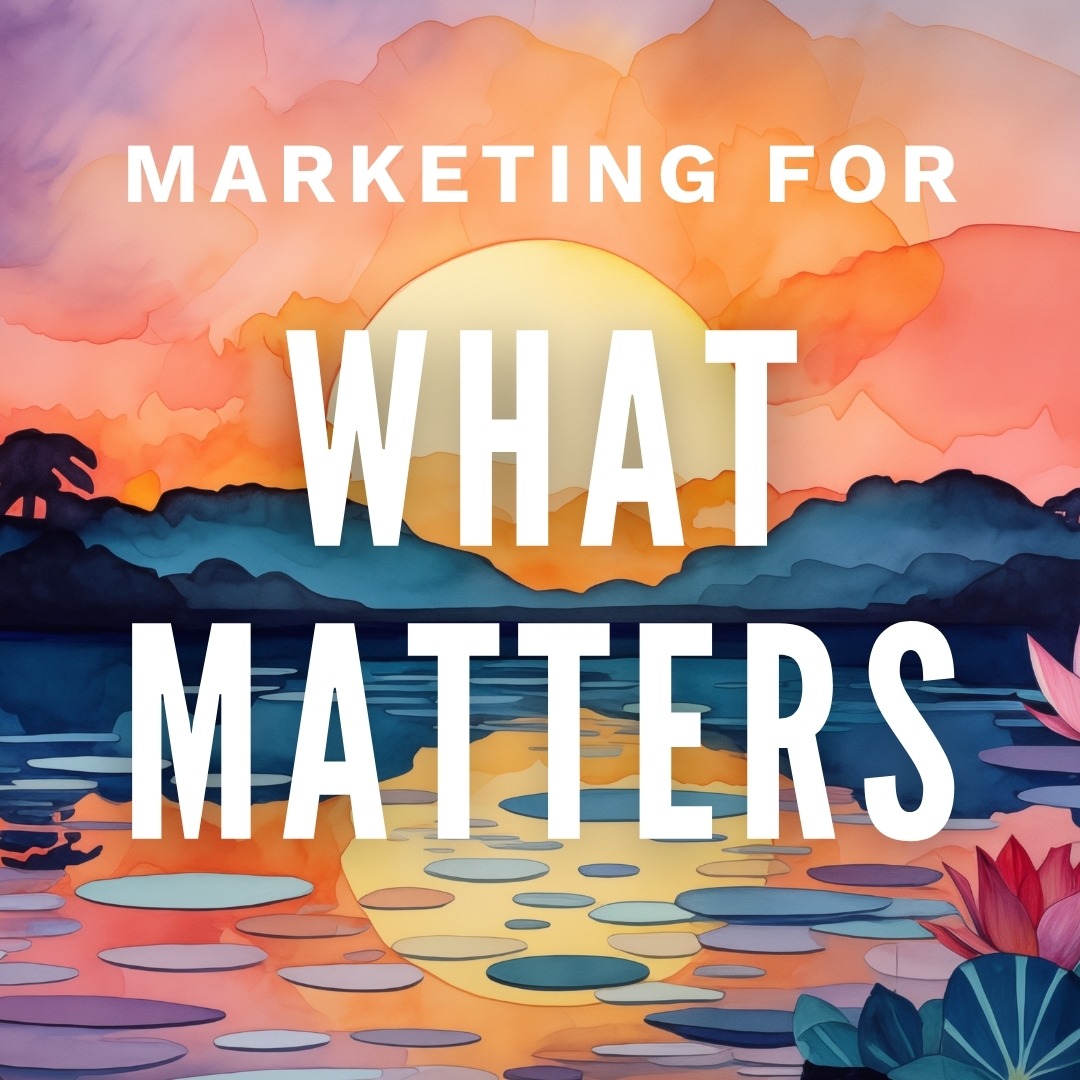 Peaceful Media marketing for what matters sustainability podcast